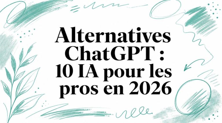 Alternatives ChatGPT : 10 IA pour les pros en 2026