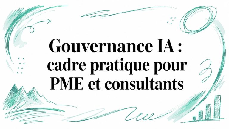 Gouvernance IA : cadre pratique pour PME et consultants
