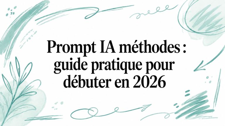 Prompt IA méthodes : guide pratique pour débuter en 2026