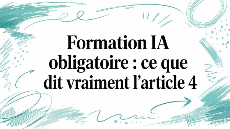 Formation IA obligatoire : ce que dit vraiment l&rsquo;article 4